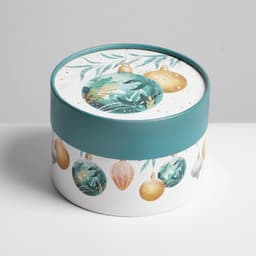 Коробка подарочная «Новогодние игрушки», 12×8 см, Новый год