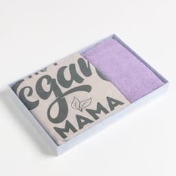 Набор подарочный «Этель» Vegan mama: фартук 70×60 см, полотенце 30×60 см, 100% хлопок