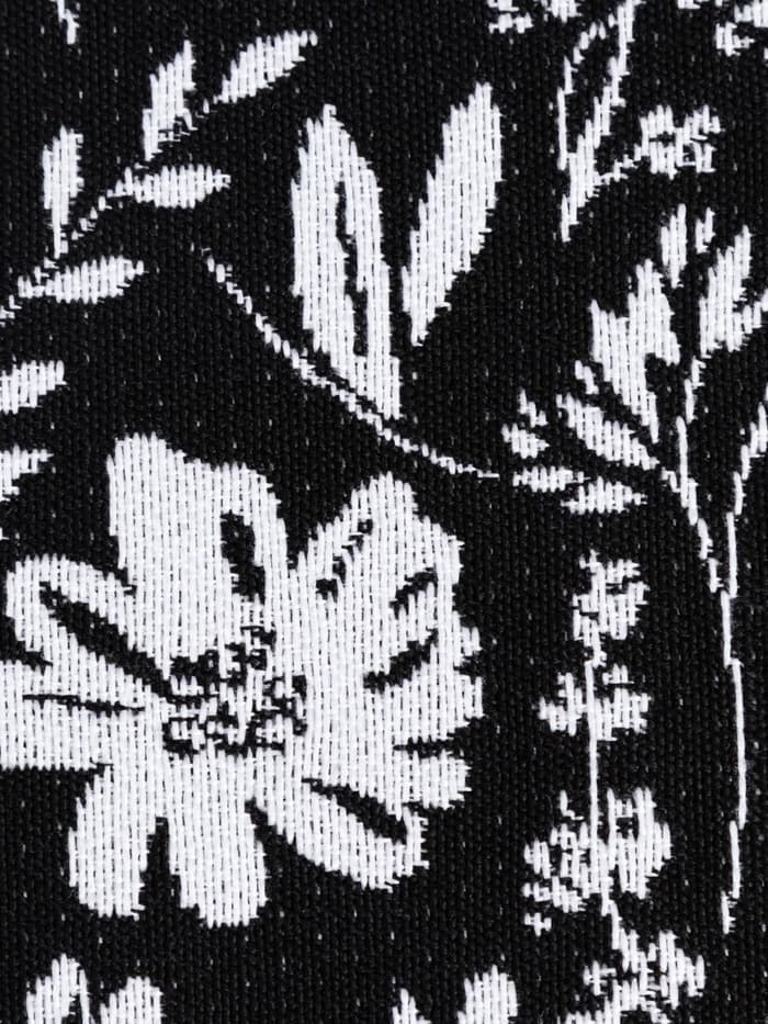 Салфетка на стол «Этель» Flowers black, 30×45 см, 370 г/м², чёрная