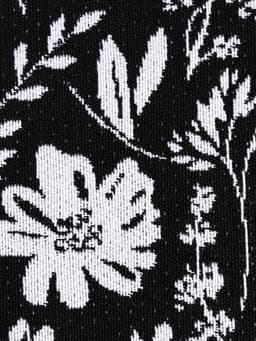 Салфетка на стол «Этель» Flowers black, 30×45 см, 370 г/м², чёрная