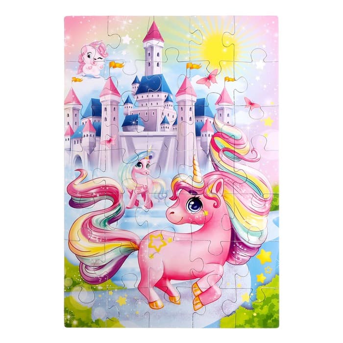 Пазлы «Страна единорогов», 35 элементов