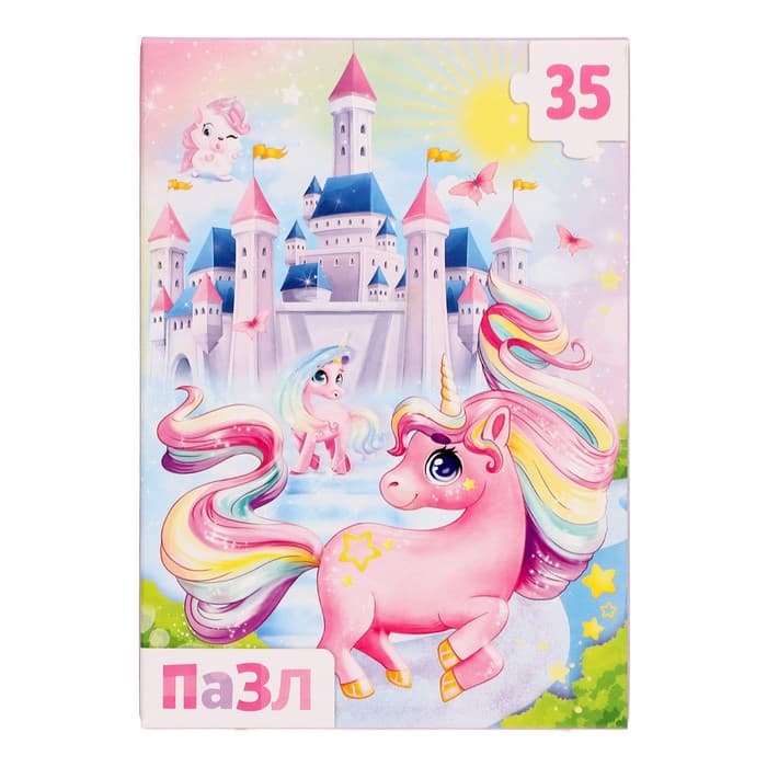 Пазлы «Страна единорогов», 35 элементов