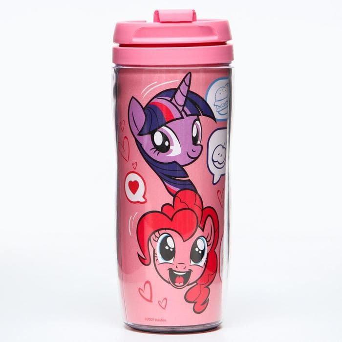 Термостакан детский со вставкой, 350 мл Like, My little pony