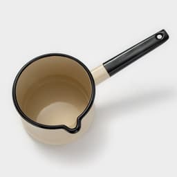 Ковш эмалированный, 1 л, слоновая кость