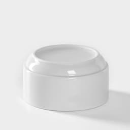 Бульонница Добрушский завод «Бельё», 470 мл, d=12 см, фарфор, белая