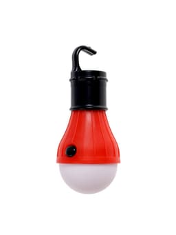 Фонарь кемпинговый, 60 Лм, 3 режима, от батареек 3×ААА, 11×5 см, красный