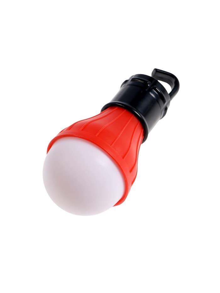 Фонарь кемпинговый, 60 Лм, 3 режима, от батареек 3×ААА, 11×5 см, красный