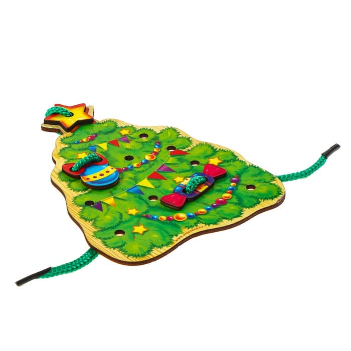 Шнуровка фигурная «Новый год! Ёлочка»