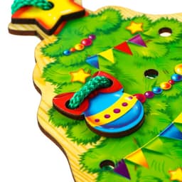 Шнуровка фигурная «Новый год! Ёлочка»