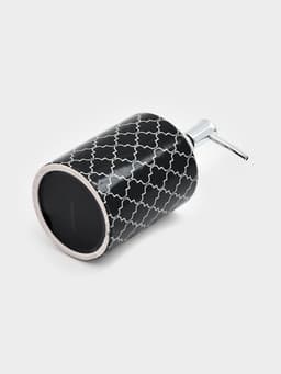 Дозатор для мыла Доляна «Марокко», 380 мл, чёрный