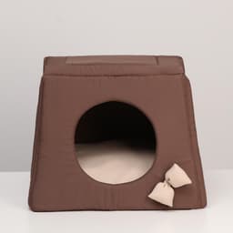 Дом-трансформер «Саманка» 45×45×36 см, бежево-коричневый