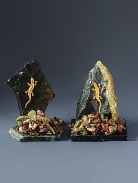 Фигурка «Горка», змеевик