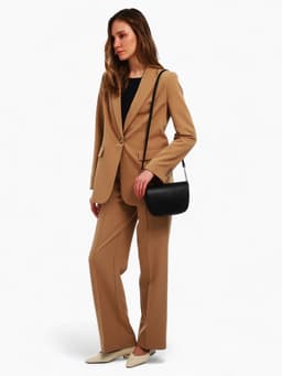 Сумка женская мессенджер TEXTURA на магните, 15×6×13 см, чёрная