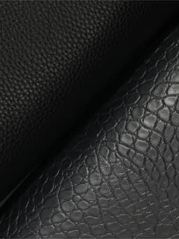 Сумка женская мессенджер TEXTURA на магните, 15×6×13 см, чёрная