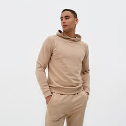 Спортивный костюм мужской (худи, брюки) MINAKU, бежевый, размер 54