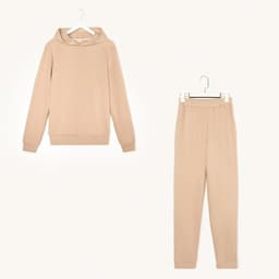 Спортивный костюм мужской (худи, брюки) MINAKU, бежевый, размер 54