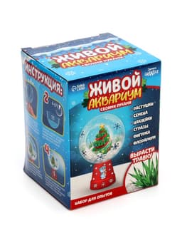 Набор для опытов «Новогодний флорариум»