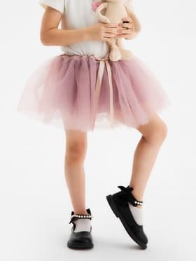 Юбка нарядная для девочки KAFTAN, трёхслойная, пыльно-розовая, 25×22 см