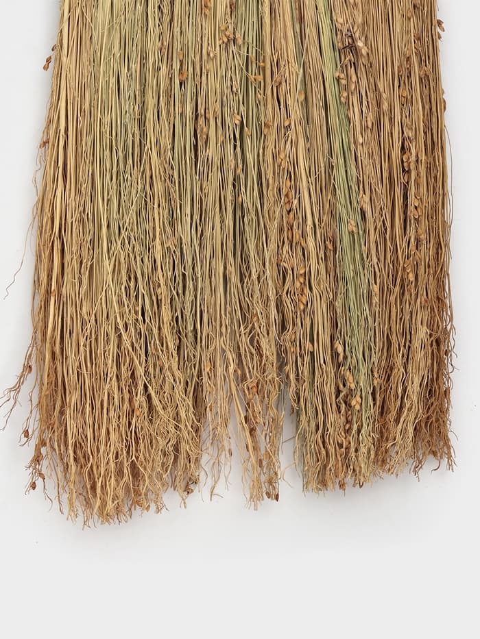 Веник узбекский из сорго 3-х прошивной, большой, 83-93 см, ручная работа