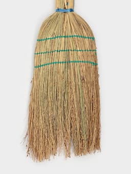 Веник узбекский из сорго 3-х прошивной, большой, 83-93 см, ручная работа