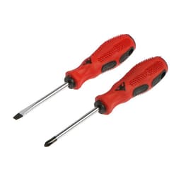 Набор отверток ЛОМ, магнит, двухкомпонентные рукоятки, PH2/SL6×75 мм, 2 шт.