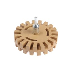 Круг шлифовальный резиновый ТУНДРА, для очистки от клея, ценников, скотча, 25×6 мм