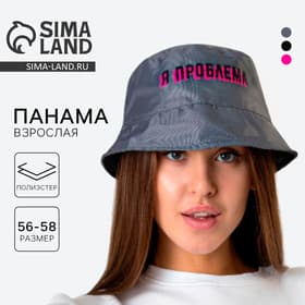 Панама «Я проблема», серая