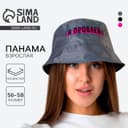 Панама «Я проблема», серая