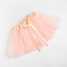 Юбка нарядная для девочки KAFTAN, трёхслойная, персиковая, 25×22 см