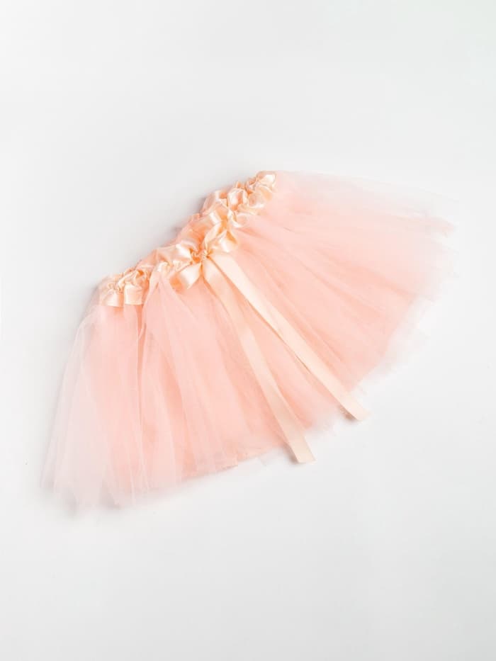 Юбка нарядная для девочки KAFTAN, трёхслойная, персиковая, 25×22 см