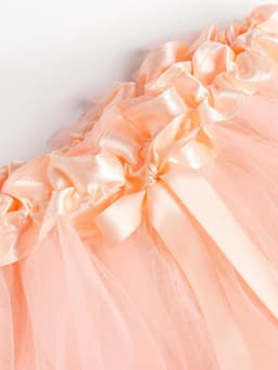 Юбка нарядная для девочки KAFTAN, трёхслойная, персиковая, 25×22 см