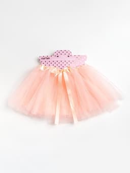 Юбка нарядная для девочки KAFTAN, трёхслойная, персиковая, 25×22 см