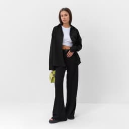 Рубашка женская MIST: Classic Collection, размер 40-42, чёрная