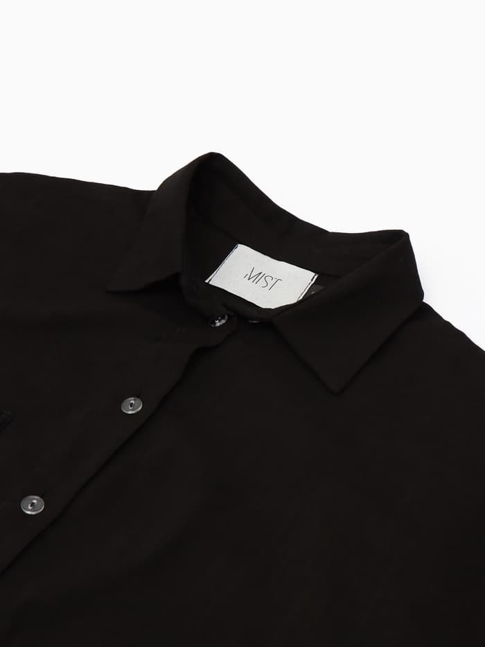 Рубашка женская MIST: Classic Collection, размер 40-42, чёрная