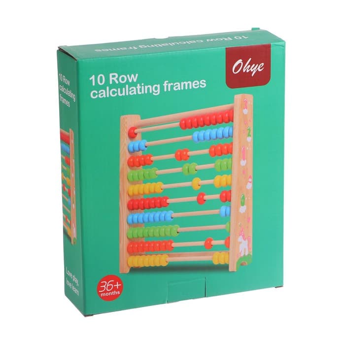 Счёты детские обучающие Лесная мастерская, 24.3×20.5×5.4 см