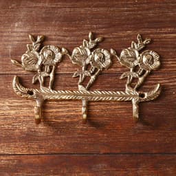 Ключница «Элегия», 18.5×12.5×3 см, латунь