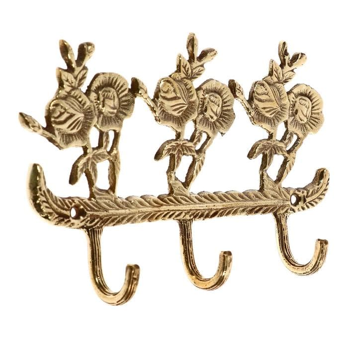 Ключница «Элегия», 18.5×12.5×3 см, латунь