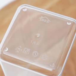 Банка для хранения сыпучих продуктов IDEA «Степ», 1.4 л, 10×21 см, пластик, крышка белая