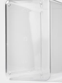 Банка для хранения сыпучих продуктов IDEA «Степ», 2.5 л, 16×10×21 см, пластик, крышка белая