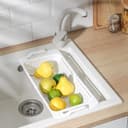 Мойка-сушилка раздвижная, 30×19.5 см, белый