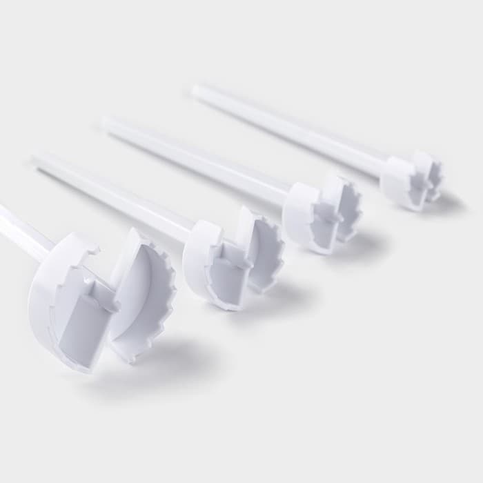 Устройство для фаршировки овощей Доляна «Прино», 4 насадки, пластик, зелёное