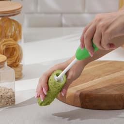 Устройство для фаршировки овощей Доляна «Прино», 4 насадки, пластик, зелёное