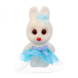 Ёлочная игрушка - подвеска из пенопласта «Зайка в юбочке», 13 см