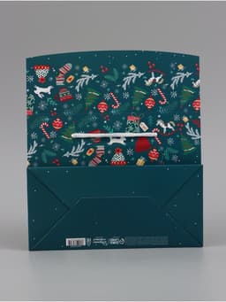 Пакет - коробка подарочная «В новом году», 23×18×11 см
