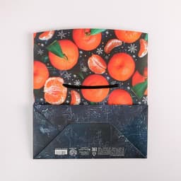 Пакет - коробка подарочный новогодний «С Новым годом», 23×18×11 см