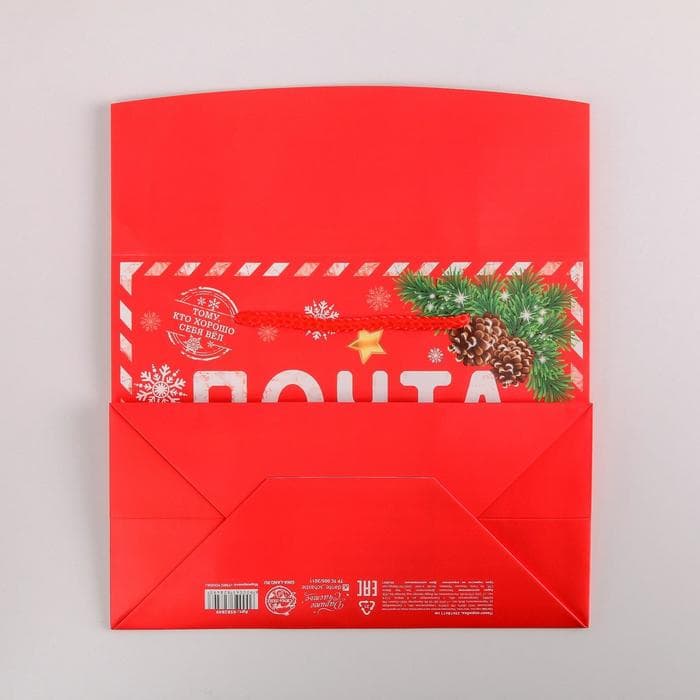 Пакет - коробка, 23×18×11 см