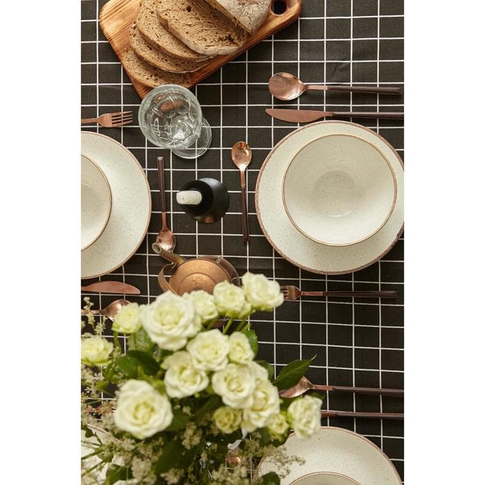 Скатерть «Доляна. Клетка», 145×200±3 см, рогожка 130 г/м², чёрная