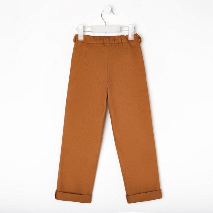 Джинсы для девочки MINAKU: Casual collection KIDS, цвет рыжий, рост 122 см
