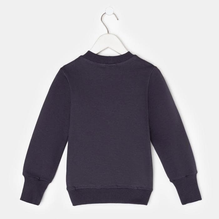 Свитшот для мальчика MINAKU: Casual Collection KIDS, серый, рост 128 см