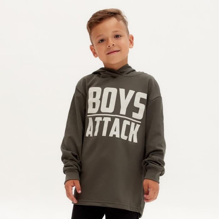 Худи для мальчика с капюшоном KAFTAN: Rock on, размер 28 (86-92 см)